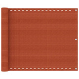 Balkonski zastor narančasti 75 x 500 cm HDPE 311018