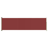 Uvlačiva bočna tenda za terasu 180 x 600 cm crvena 317967