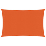 Jedro za zaštitu od sunca 160 g/m² narančasto 2,5 x 3,5 m HDPE 311673