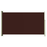 Uvlačiva bočna tenda za terasu 170 x 300 cm smeđa 317891
