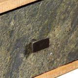 Stolić za kavu od masivne reciklirane tikovine 90 x 65 x 40 cm 245404