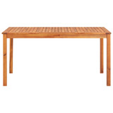 3058088 5 Piece Garden Dining Set with Cushions Solid Acacia Wood (45962+2x312130) 3058088