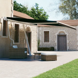 Samostojeća automatska tenda 400 x 300 cm antracit 3069549
