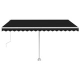 Samostojeća automatska tenda 400 x 300 cm antracit 3069549