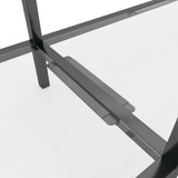 Konzolni stol prozirni 160 x 35 x 75,5 cm od kaljenog stakla 331698 Konzolni stol prozirni 160 x 35 x 75,5 cm od kaljenog stakla 331698