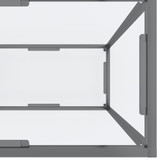 Konzolni stol prozirni 160 x 35 x 75,5 cm od kaljenog stakla 331698 Konzolni stol prozirni 160 x 35 x 75,5 cm od kaljenog stakla 331698