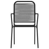 5-dijelni vrtni blagovaonski set crni 3099138