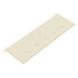 Klupa Batavia s krem jastukom 150 cm od masivne tikovine 3100828 Klupa Batavia s krem jastukom 150 cm od masivne tikovine 3100828