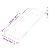 Klupa Batavia s jarkozelenim jastukom 150 cm masivna tikovina 3100837 Klupa Batavia s jarkozelenim jastukom 150 cm masivna tikovina 3100837