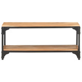 Stolić za kavu 90 x 30 x 40 cm od masivnog bagremovog drva 320260