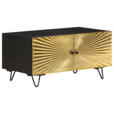 Stolić za kavu 90 x 50 x 45 cm od masivnog drva manga 322683 Stolić za kavu 90 x 50 x 45 cm od masivnog drva manga 322683