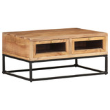 Stolić za kavu 90 x 60 x 40 cm cm od masivnog bagremovog drva 323506