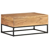 Stolić za kavu 90 x 60 x 40 cm cm od masivnog bagremovog drva 323506