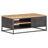 Stolić za kavu 90 x 50 x 35 cm od masivnog bagremovog drva 323526