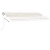 Samostojeća automatska tenda 400 x 300 cm krem 3069547
