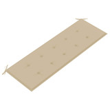 Klupa Batavia s bež jastukom 150 cm od masivne tikovine 3100829 Klupa Batavia s bež jastukom 150 cm od masivne tikovine 3100829