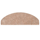 Samoljepljivi otirači za stepenice 10 kom smeđi 65 x 21 x 4 cm 149699