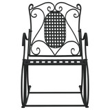 Klupa za ljuljanje 84 cm crna čelična 318830 Klupa za ljuljanje 84 cm crna čelična 318830