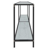 Konzolni stol bijeli 160 x 35 x 75,5 cm od kaljenog stakla 331700 Konzolni stol bijeli 160 x 35 x 75,5 cm od kaljenog stakla 331700