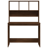 Radni stol s policama boja smeđeg hrasta 102x45x148 cm drveni 823007