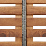 Četvrtasta ograda za vruću kupku siva 268x268x55 cm poliratan 46074