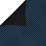 Plutajući PE solarni pokrov za bazen 400 x 200 cm crno-plavi 92986