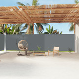 Uvlačiva bočna tenda antracit 200 x 1200 cm 318080
