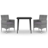 3-dijelni vrtni blagovaonski set s jastucima poliratan i staklo 3099739