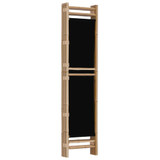 Sklopiva sobna pregrada s 3 panela 120 cm od bambusa i platna 350627