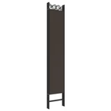 Sobna pregrada s 6 panela smeđa 240x220 cm od tkanine 350175
