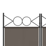 Sobna pregrada s 4 panela antracit 160 x 200 cm od tkanine 350152 Sobna pregrada s 4 panela antracit 160 x 200 cm od tkanine 350152