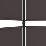 Sobna pregrada s 3 panela smeđa 150x200 cm od tkanine 350227