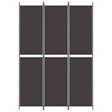 Sobna pregrada s 3 panela smeđa 150x220 cm od tkanine 350243