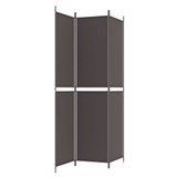 Sobna pregrada s 3 panela smeđa 150x220 cm od tkanine 350243