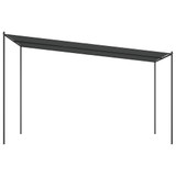 Sjenica antracit 4 x 4 m 180 g/m² od tkanine i čelika 362465