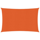 Jedro za zaštitu od sunca 160 g/m² narančasto 3,5 x 4,5 m HDPE 311681