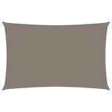 Jedro protiv sunca od tkanine pravokutno 5 x 8 m smeđe-sivo 135441