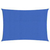 Jedro za zaštitu od sunca 160 g/m² plavo 2,5 x 4,5 m HDPE 311510