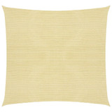 Jedro za zaštitu od sunca 160 g/m² bež 4 x 4 m HDPE 311111