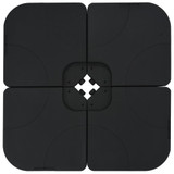 Vanjski suncobran s prijenosnim postoljem bež 276324