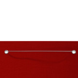 Balkonski zastor crveni 80 x 240 cm od tkanine Oxford 148543