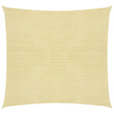 Jedro za zaštitu od sunca 160 g/m² bež 2,5 x 2,5 m HDPE 311108