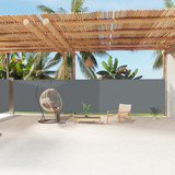 Uvlačiva bočna tenda antracit 180 x 1200 cm 318074