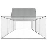 Kokošinjac od pocinčanog čelika 10 x 2 x 2 m 144563 Kokošinjac od pocinčanog čelika 10 x 2 x 2 m 144563