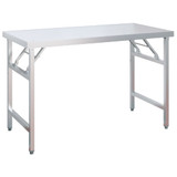 Kuhinjski radni stol s policom 120x60x115 cm nehrđajući čelik 3155991 Kuhinjski radni stol s policom 120x60x115 cm nehrđajući čelik 3155991