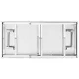 Kuhinjski radni stol s policom 120x60x115 cm nehrđajući čelik 3155991 Kuhinjski radni stol s policom 120x60x115 cm nehrđajući čelik 3155991