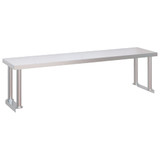 Kuhinjski radni stol s policom 120x60x115 cm nehrđajući čelik 3155991 Kuhinjski radni stol s policom 120x60x115 cm nehrđajući čelik 3155991