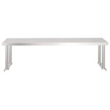 Kuhinjski radni stol s policom 120x60x115 cm nehrđajući čelik 3155991 Kuhinjski radni stol s policom 120x60x115 cm nehrđajući čelik 3155991