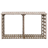 Spremište za drva 300 x 90 x 176 cm od impregnirane borovine 43330