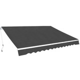 Sklopiva tenda na ručno upravljanje 450 cm antracit 275568